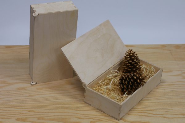 Cutie din placaj | Cu capac curat - imagine 2