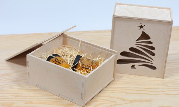 Cutie din placaj | cu Braduț - imagine 5