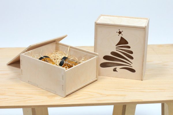 Cutie din placaj | cu Braduț - imagine 4